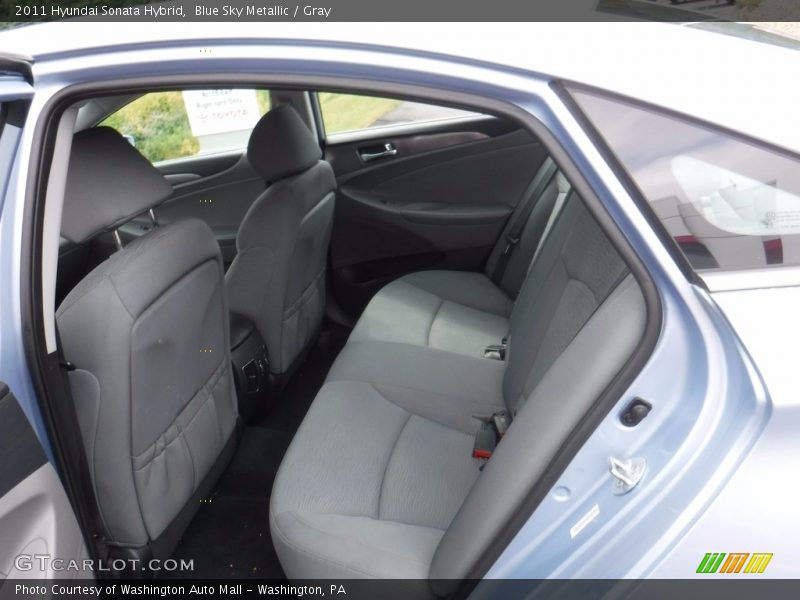 Blue Sky Metallic / Gray 2011 Hyundai Sonata Hybrid