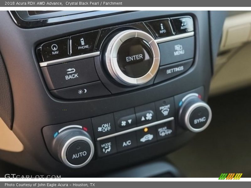 Crystal Black Pearl / Parchment 2018 Acura RDX AWD Advance