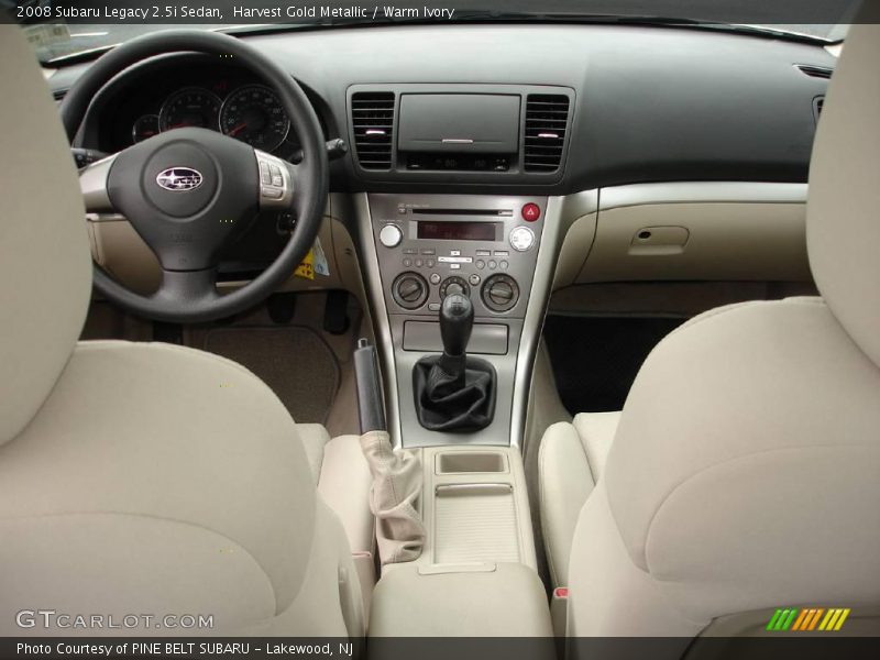 Harvest Gold Metallic / Warm Ivory 2008 Subaru Legacy 2.5i Sedan