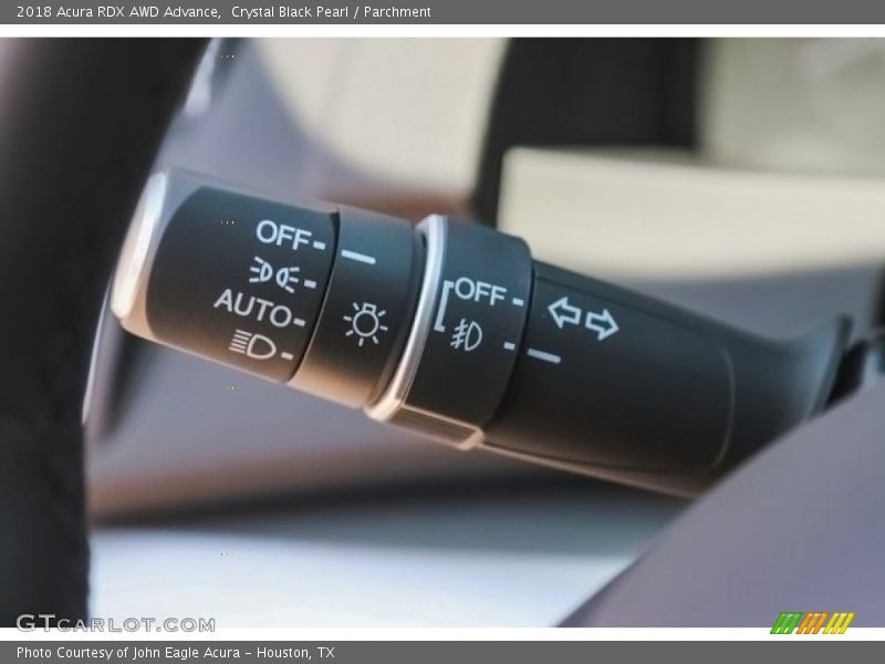 Crystal Black Pearl / Parchment 2018 Acura RDX AWD Advance