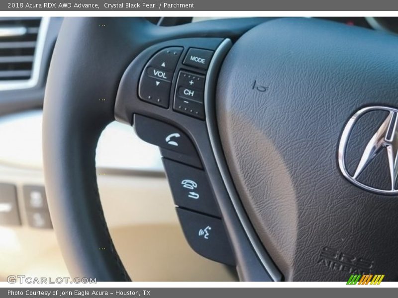 Crystal Black Pearl / Parchment 2018 Acura RDX AWD Advance