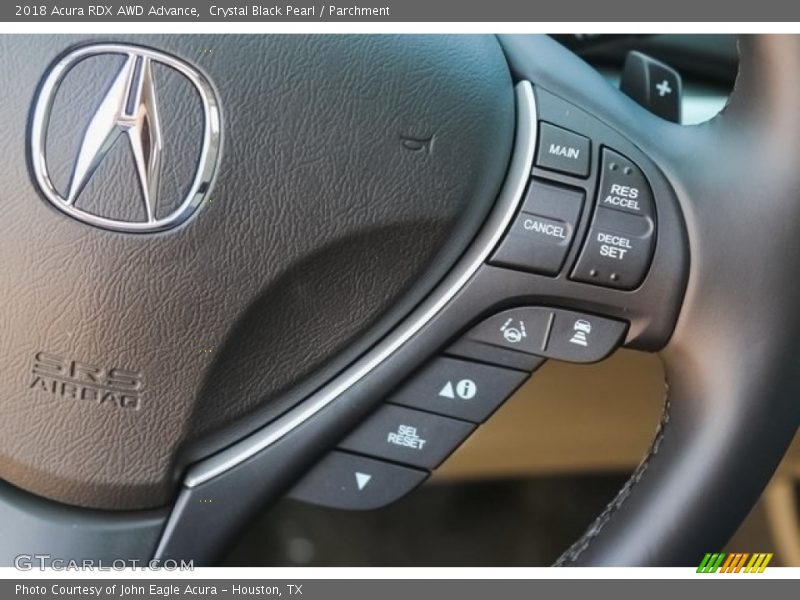 Crystal Black Pearl / Parchment 2018 Acura RDX AWD Advance