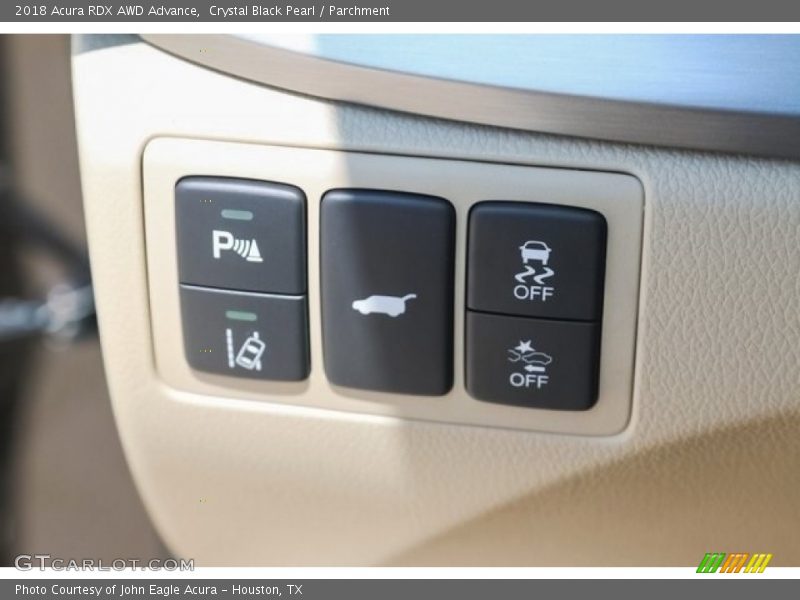 Crystal Black Pearl / Parchment 2018 Acura RDX AWD Advance