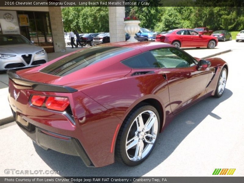 Long Beach Red Metallic Tintcoat / Gray 2016 Chevrolet Corvette Stingray Coupe