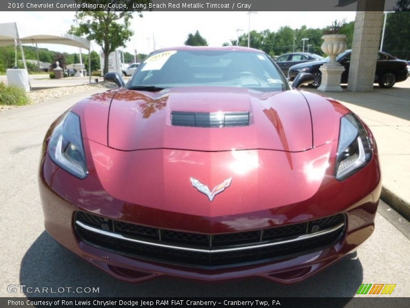 Long Beach Red Metallic Tintcoat / Gray 2016 Chevrolet Corvette Stingray Coupe