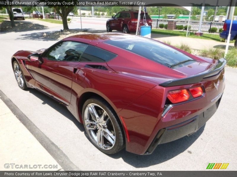 Long Beach Red Metallic Tintcoat / Gray 2016 Chevrolet Corvette Stingray Coupe