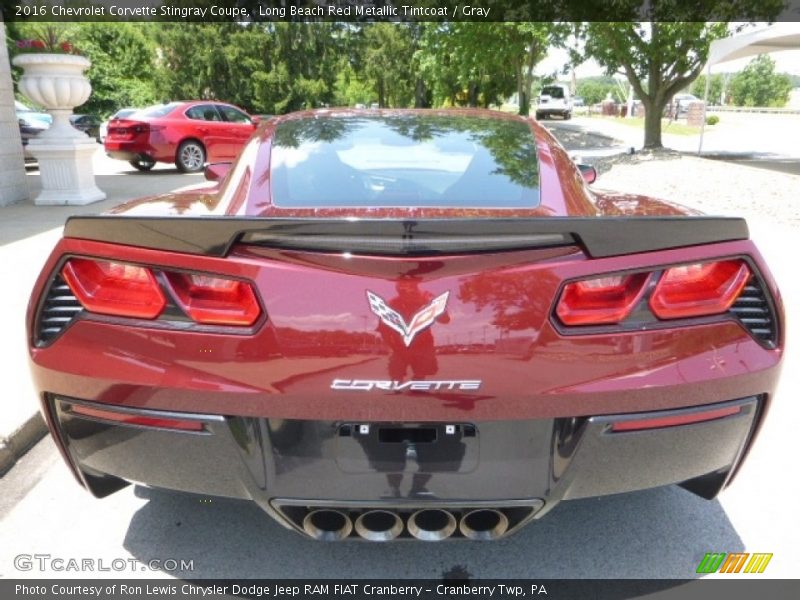 Long Beach Red Metallic Tintcoat / Gray 2016 Chevrolet Corvette Stingray Coupe