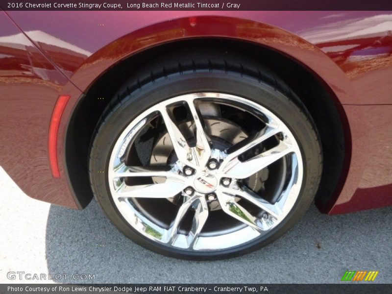 Long Beach Red Metallic Tintcoat / Gray 2016 Chevrolet Corvette Stingray Coupe