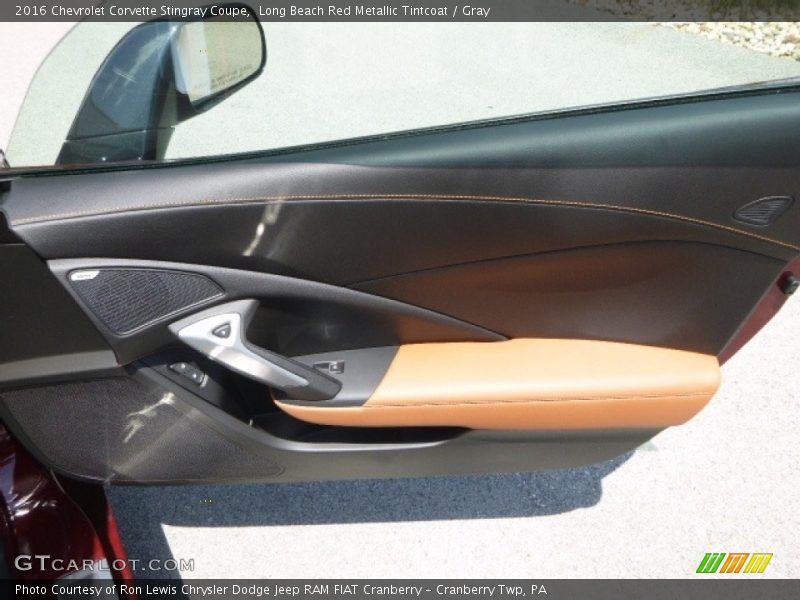 Long Beach Red Metallic Tintcoat / Gray 2016 Chevrolet Corvette Stingray Coupe