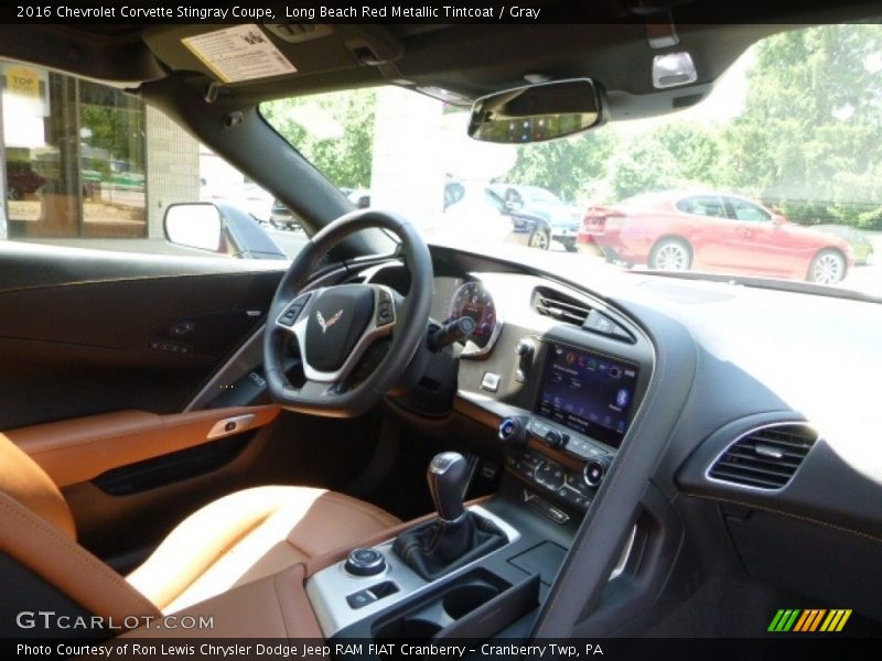 Long Beach Red Metallic Tintcoat / Gray 2016 Chevrolet Corvette Stingray Coupe
