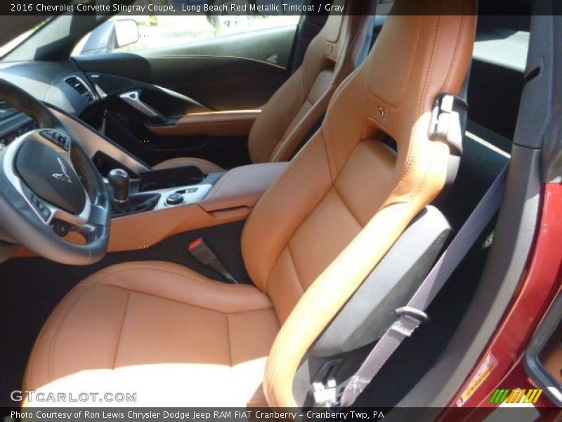 Long Beach Red Metallic Tintcoat / Gray 2016 Chevrolet Corvette Stingray Coupe
