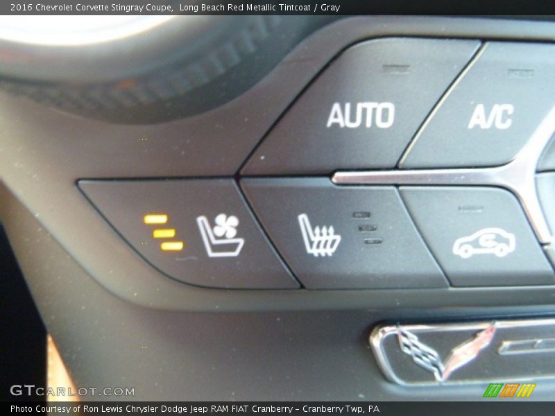 Long Beach Red Metallic Tintcoat / Gray 2016 Chevrolet Corvette Stingray Coupe
