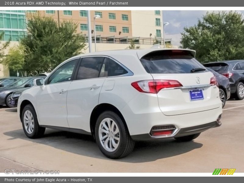 White Diamond Pearl / Parchment 2018 Acura RDX AWD Technology