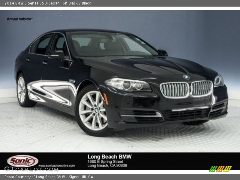 Jet Black / Black 2014 BMW 5 Series 550i Sedan