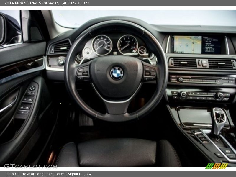 Jet Black / Black 2014 BMW 5 Series 550i Sedan
