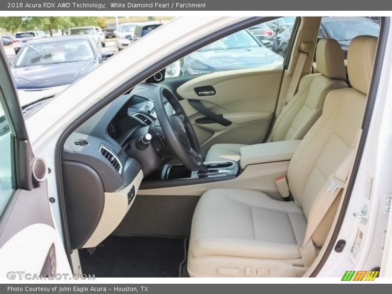 White Diamond Pearl / Parchment 2018 Acura RDX AWD Technology