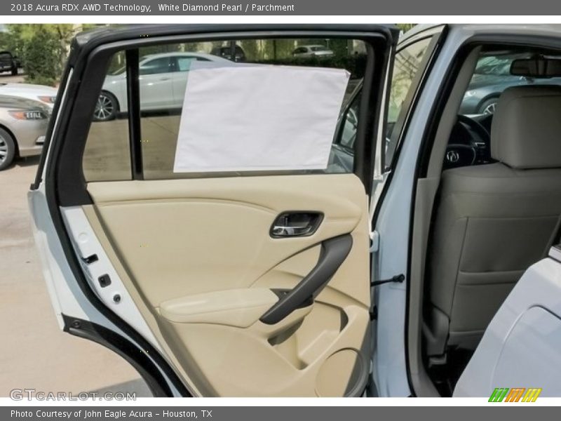 White Diamond Pearl / Parchment 2018 Acura RDX AWD Technology