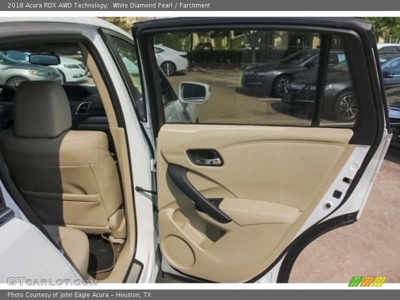 White Diamond Pearl / Parchment 2018 Acura RDX AWD Technology