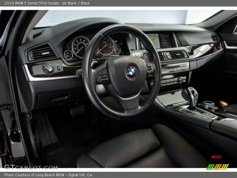 Jet Black / Black 2014 BMW 5 Series 550i Sedan