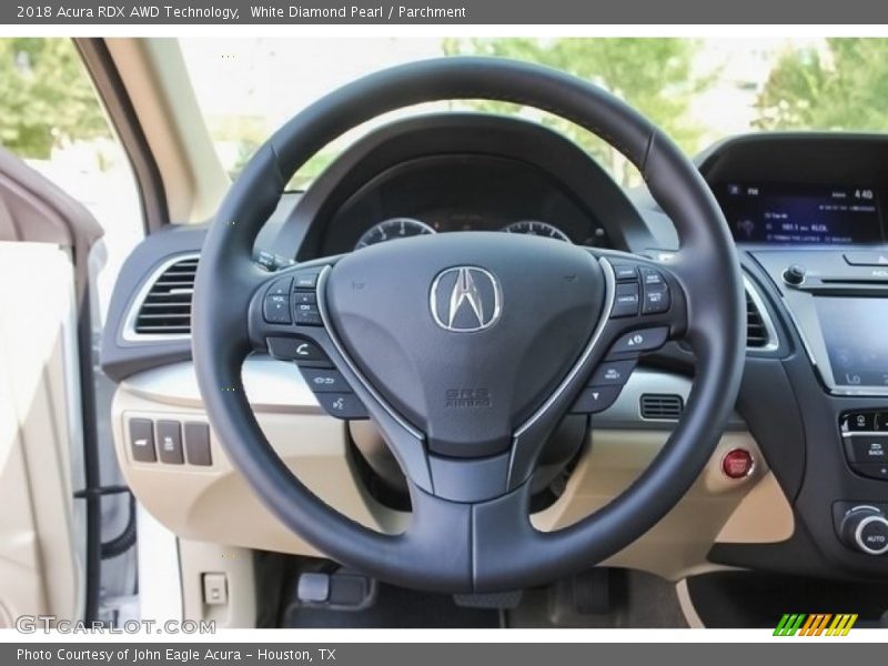 White Diamond Pearl / Parchment 2018 Acura RDX AWD Technology