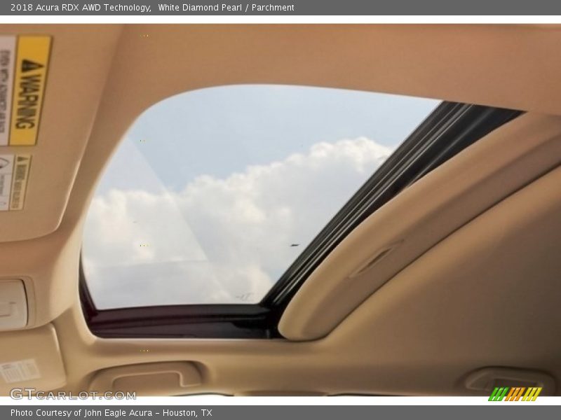 White Diamond Pearl / Parchment 2018 Acura RDX AWD Technology