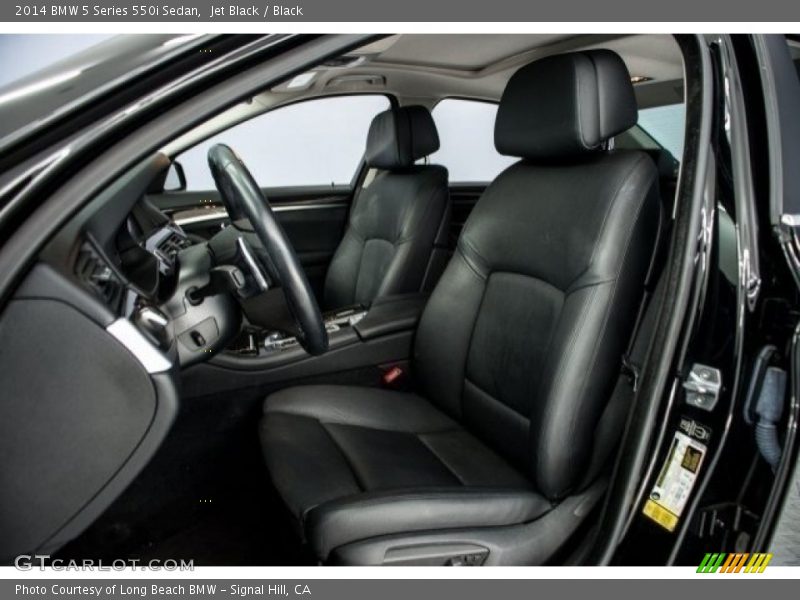 Jet Black / Black 2014 BMW 5 Series 550i Sedan