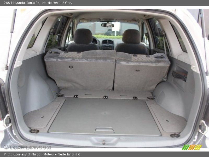 Nordic White / Gray 2004 Hyundai Santa Fe