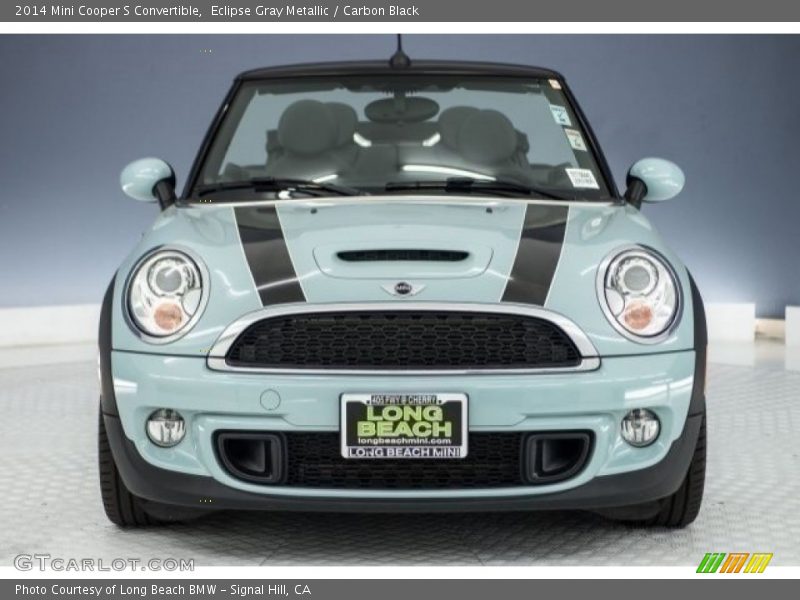 Eclipse Gray Metallic / Carbon Black 2014 Mini Cooper S Convertible