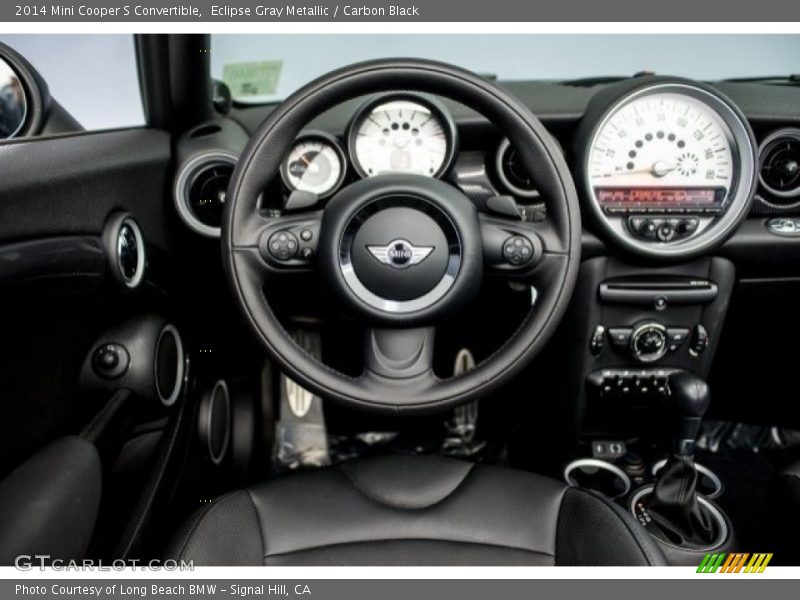 Eclipse Gray Metallic / Carbon Black 2014 Mini Cooper S Convertible
