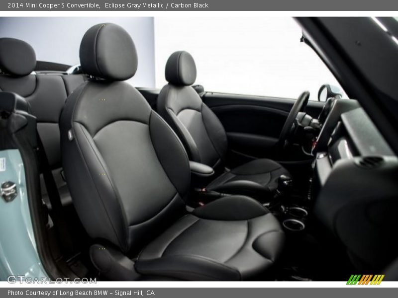 Eclipse Gray Metallic / Carbon Black 2014 Mini Cooper S Convertible