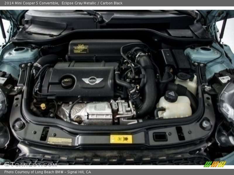 Eclipse Gray Metallic / Carbon Black 2014 Mini Cooper S Convertible