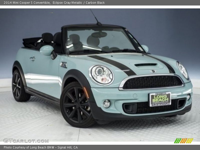 Eclipse Gray Metallic / Carbon Black 2014 Mini Cooper S Convertible