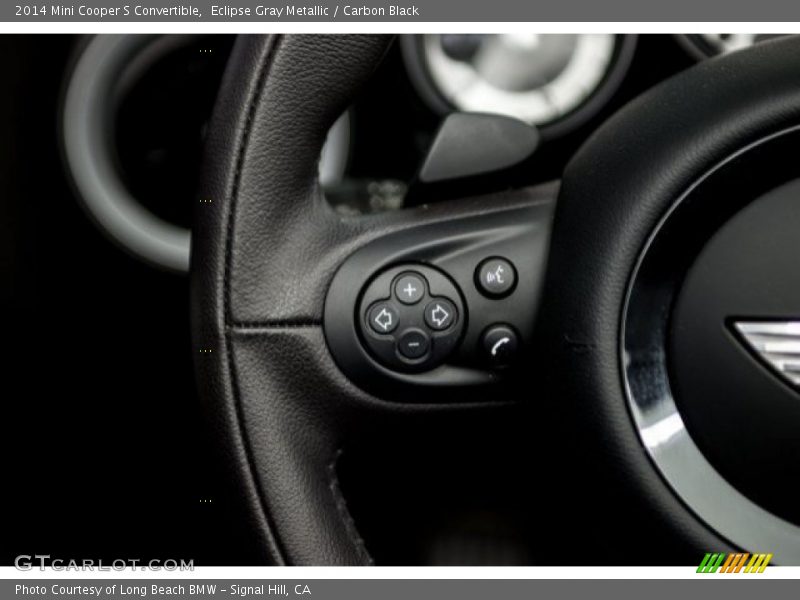 Eclipse Gray Metallic / Carbon Black 2014 Mini Cooper S Convertible