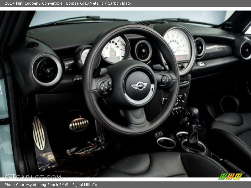 Eclipse Gray Metallic / Carbon Black 2014 Mini Cooper S Convertible