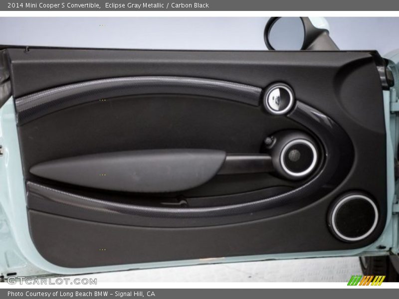 Eclipse Gray Metallic / Carbon Black 2014 Mini Cooper S Convertible