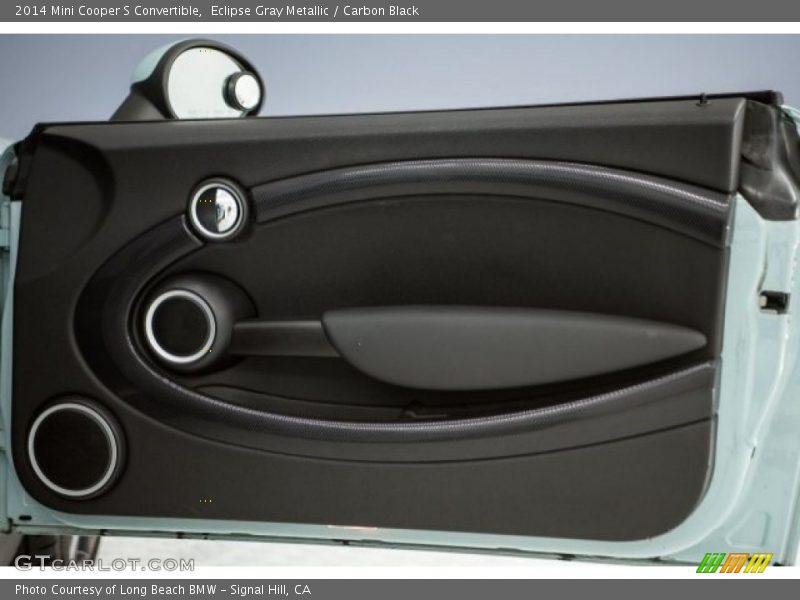 Eclipse Gray Metallic / Carbon Black 2014 Mini Cooper S Convertible
