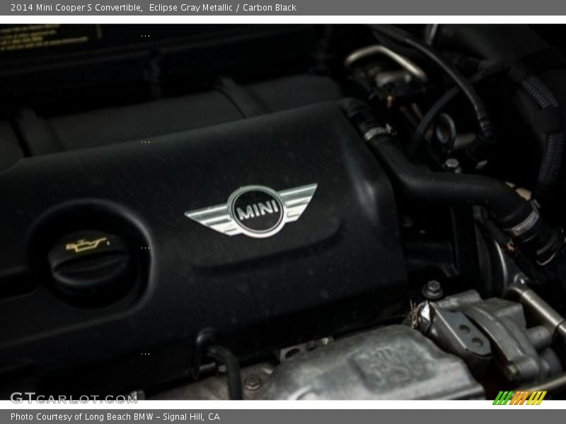 Eclipse Gray Metallic / Carbon Black 2014 Mini Cooper S Convertible