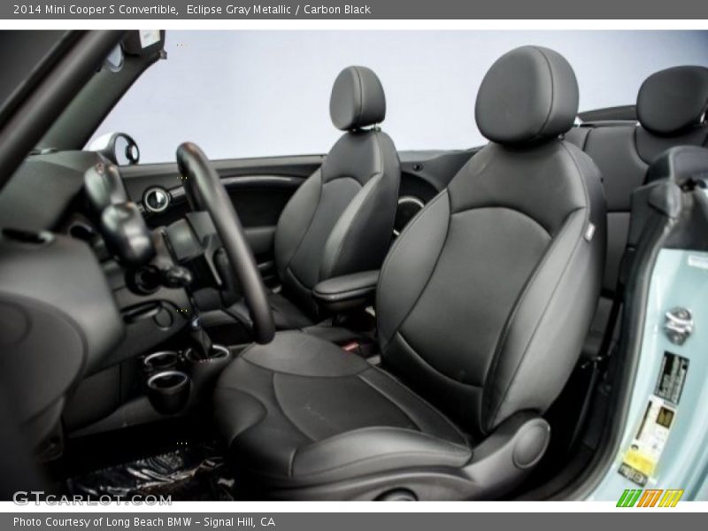 Eclipse Gray Metallic / Carbon Black 2014 Mini Cooper S Convertible