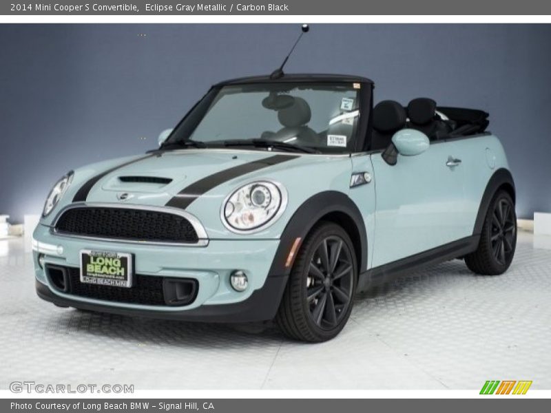 Eclipse Gray Metallic / Carbon Black 2014 Mini Cooper S Convertible