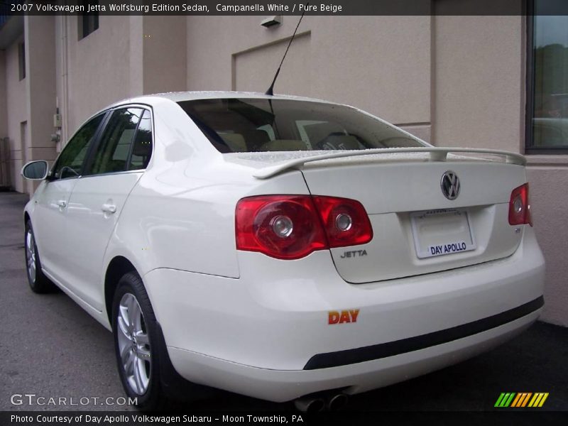 Campanella White / Pure Beige 2007 Volkswagen Jetta Wolfsburg Edition Sedan