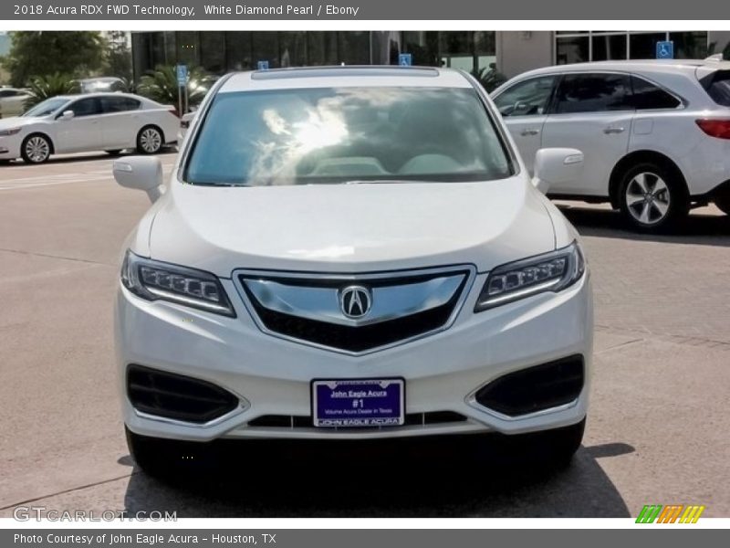 White Diamond Pearl / Ebony 2018 Acura RDX FWD Technology