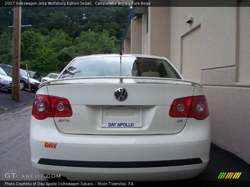 Campanella White / Pure Beige 2007 Volkswagen Jetta Wolfsburg Edition Sedan