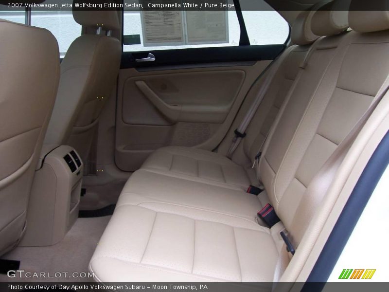 Campanella White / Pure Beige 2007 Volkswagen Jetta Wolfsburg Edition Sedan