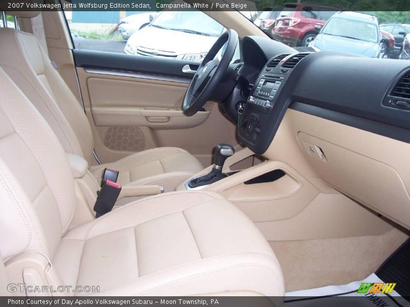 Campanella White / Pure Beige 2007 Volkswagen Jetta Wolfsburg Edition Sedan