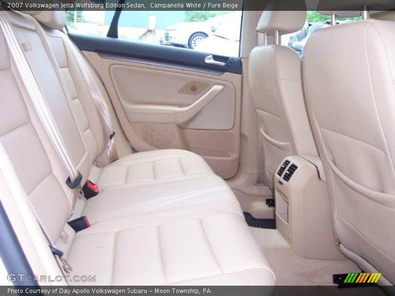 Campanella White / Pure Beige 2007 Volkswagen Jetta Wolfsburg Edition Sedan