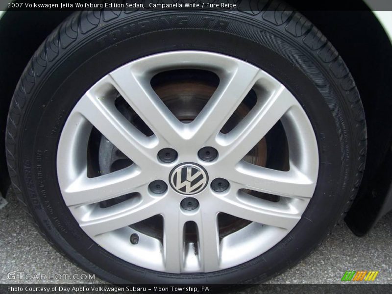 Campanella White / Pure Beige 2007 Volkswagen Jetta Wolfsburg Edition Sedan