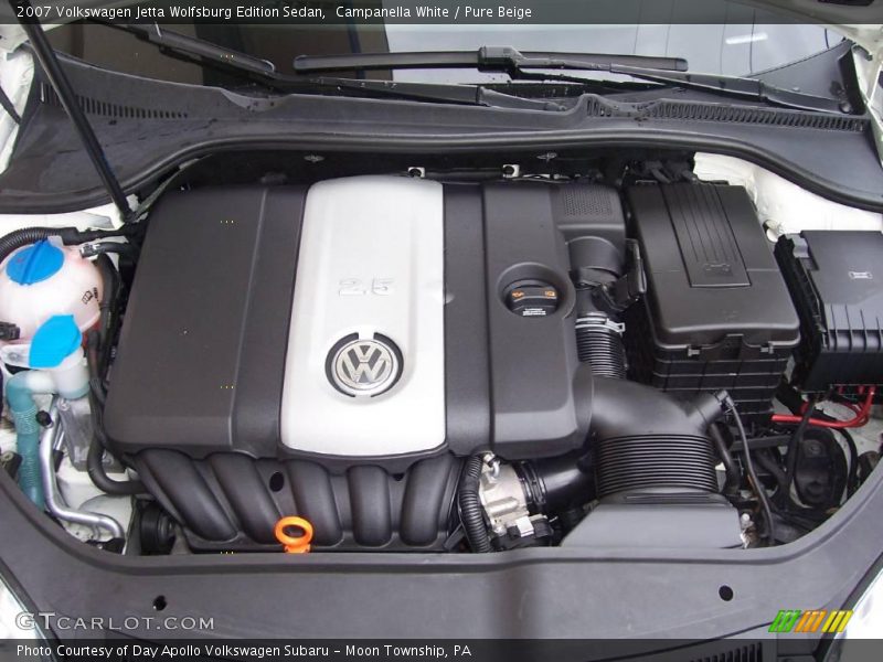 Campanella White / Pure Beige 2007 Volkswagen Jetta Wolfsburg Edition Sedan