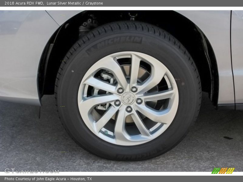 Lunar Silver Metallic / Graystone 2018 Acura RDX FWD