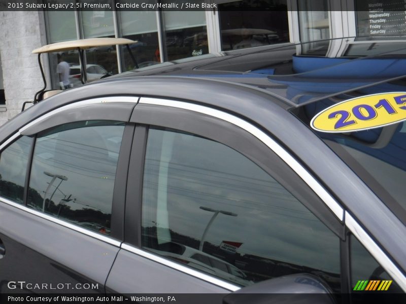 Carbide Gray Metallic / Slate Black 2015 Subaru Legacy 2.5i Premium