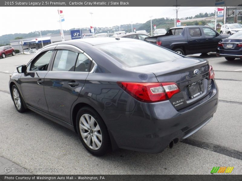 Carbide Gray Metallic / Slate Black 2015 Subaru Legacy 2.5i Premium